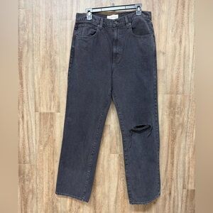 NWOT SLVRLAKE Black London Crop Jeans